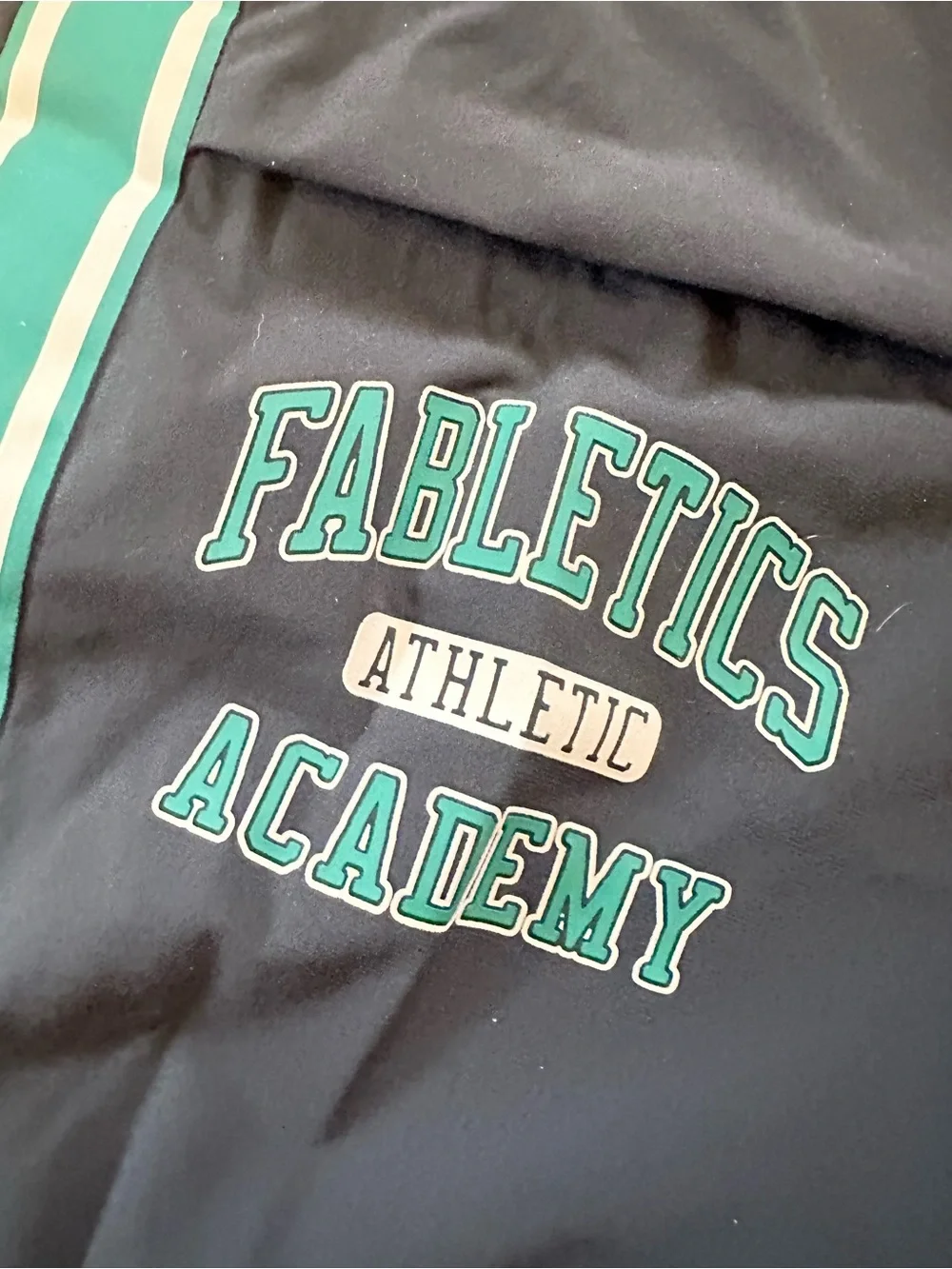 Fabletics Men’s The One Jogger Athletic Academy Black Green XL PT2457955